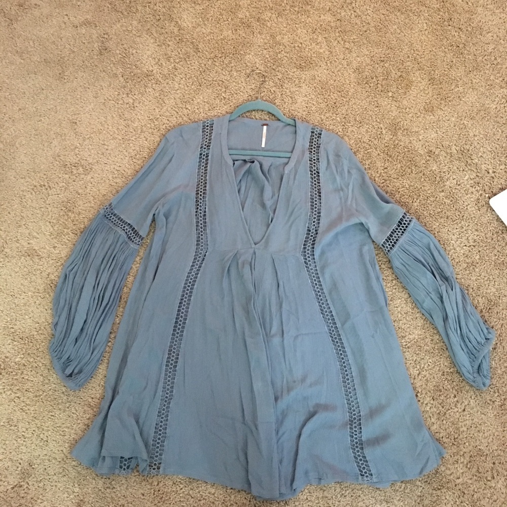 Light blue free people dress